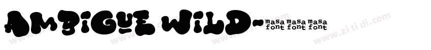 Ambigue Wild字体转换
